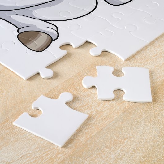 Einhorn mit Erdbeerobst Puzzle (Seite)