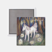 Einhorn mit Fairies Custom Kühlschrank Magneten Magnet (Vorderseite/Rückseite)