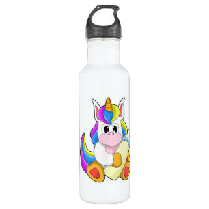 Einhorn mit Flasche Milch Edelstahlflasche