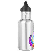 Einhorn mit Flasche Milch Edelstahlflasche (Links)