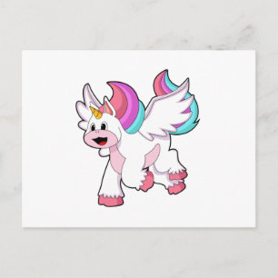 Einhorn mit Flügel.PNG Postkarte