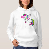Einhorn mit Flügeln Hoodie (Vorderseite)