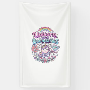 Einhorn mit Grenzen Charmante Bekleidung Grafik_1 Banner