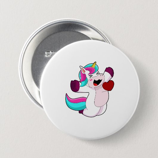 Einhorn mit Herz Button (Vorne & Hinten)