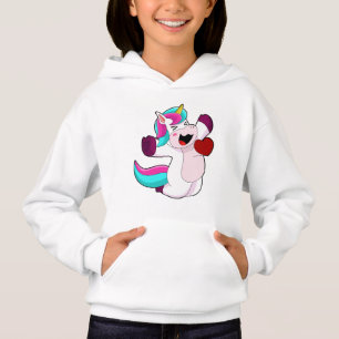 Einhorn mit Herz Hoodie