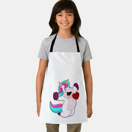 Einhorn mit Herz Schürze (Insitu)