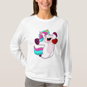 Einhorn mit Herz T-Shirt