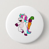 Einhorn mit Karrot Button (Vorderseite)