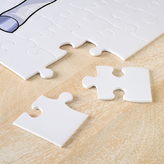 Einhorn mit Kaugummi Puzzle (Seite)