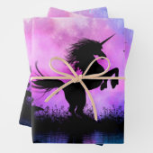 Einhorn mit kleinen Feen Geschenkpapier Set (Beispiel)