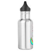 Einhorn mit Lollipop Edelstahlflasche (Links)