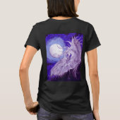 Einhorn mit Mond T-Shirt (Rückseite)