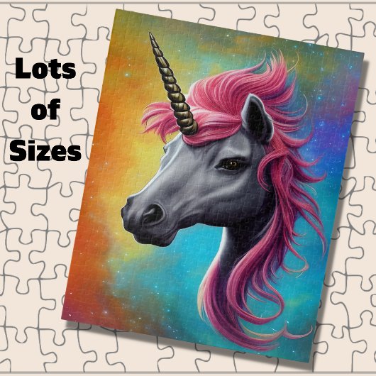Einhorn mit Pink Mane Jigsaw Puzzle