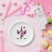 Einhorn mit Pony Themed Paper-Tellern Pappteller (Party)