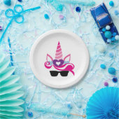 Einhorn mit Pony Themed Paper-Tellern Pappteller (Party)
