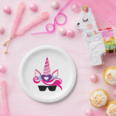 Einhorn mit Pony Themed Paper-Tellern Pappteller (Party)