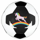 Einhorn mit Regenbogen Fußball (Vorderseite)