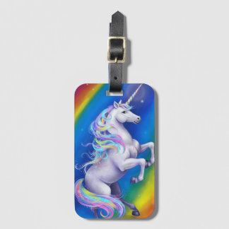 Einhorn mit Regenbogen Gepäckanhänger