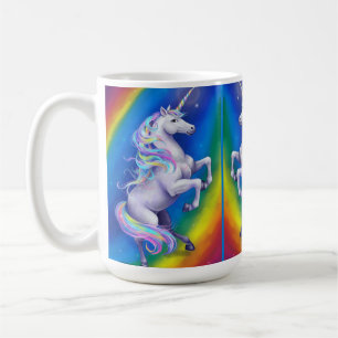Einhorn mit Regenbogen Kaffeetasse