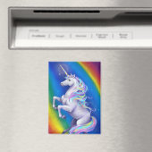 Einhorn mit Regenbogen Magnet (In Situ (Geschirrspüler))
