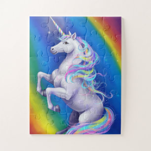 Einhorn mit Regenbogen Puzzle