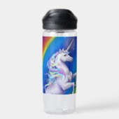 Einhorn mit Regenbogen Trinkflasche (Rückseite)