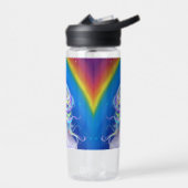 Einhorn mit Regenbogen Trinkflasche (Links)