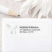 Einhorn mit Regenbogen und Wolke (Insitu)