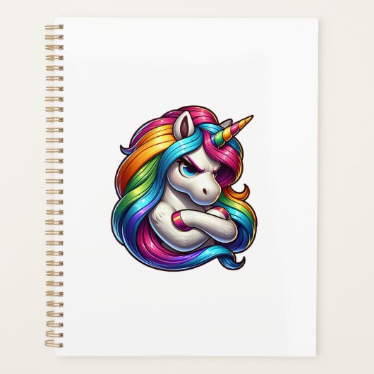 Einhorn mit Regenbogenmähne Kunst Tank Top Planer (Vorderseite)