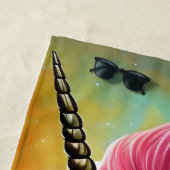 Einhorn mit rosa Mane Beach Handtuch (Beispiel)