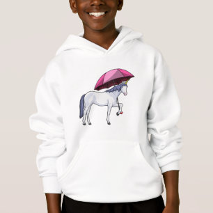 Einhorn mit Schirm Hoodie