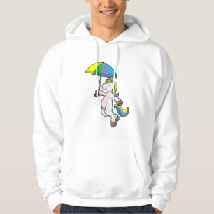 Einhorn mit Schirm Hoodie