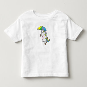 Einhorn mit Schirm Kleinkind T-shirt