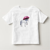 Einhorn mit Schirm Kleinkind T-shirt (Vorderseite)