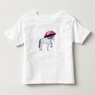 Einhorn mit Schirm Kleinkind T-shirt