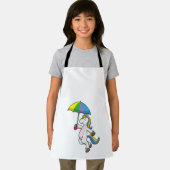 Einhorn mit Schirm Schürze (Insitu)