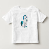 Einhorn mit Seifenblasen Kleinkind T-shirt (Vorderseite)