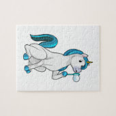 Einhorn mit Seifenblasen Puzzle (Horizontal)