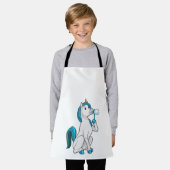 Einhorn mit Seifenblasen Schürze (Getragen)