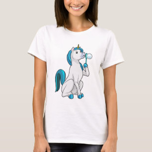 Einhorn mit Seifenblasen T-Shirt