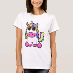 Einhorn mit Sonnenbrille T-Shirt