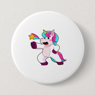 Einhorn mit Star Button
