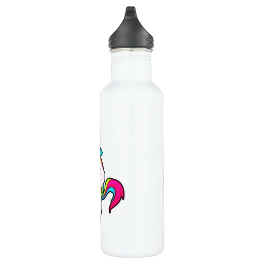Einhorn mit Star Edelstahlflasche (Rechts)