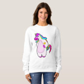 Einhorn mit Star Sweatshirt (Vorne ganz)