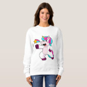 Einhorn mit Star Sweatshirt (Vorne ganz)