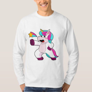 Einhorn mit Star T-Shirt