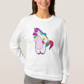 Einhorn mit Star T-Shirt (Vorderseite)