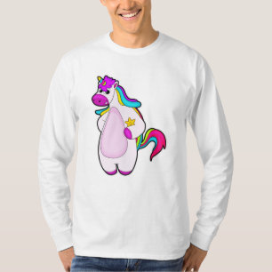 Einhorn mit Star T-Shirt