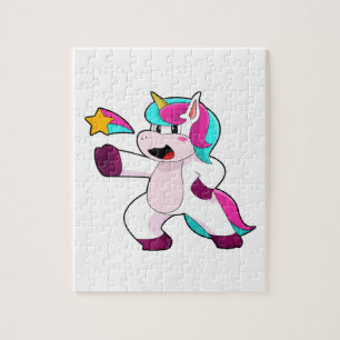 Einhorn mit Stern Puzzle