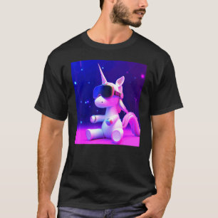 Einhorn mit VR-Brille Süßes Einhorn T-Shirt